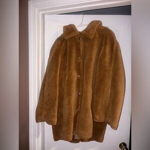 Never worn GAP Long Sherpa Coat
